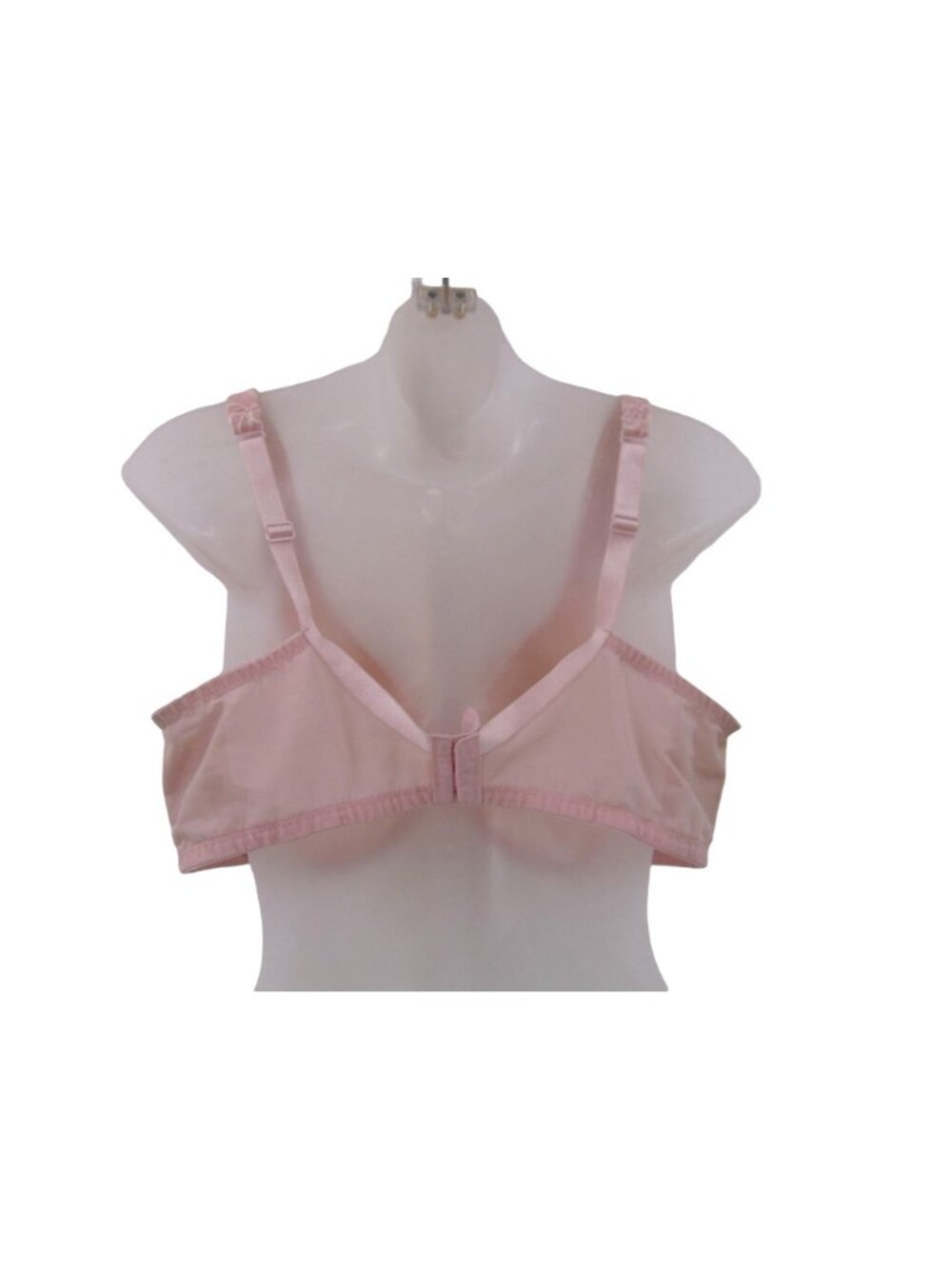Cacique Light Pink Lace Sheer Bra 42DD 42 DD Unpadded Underwire Floral - Picture 3 of 11